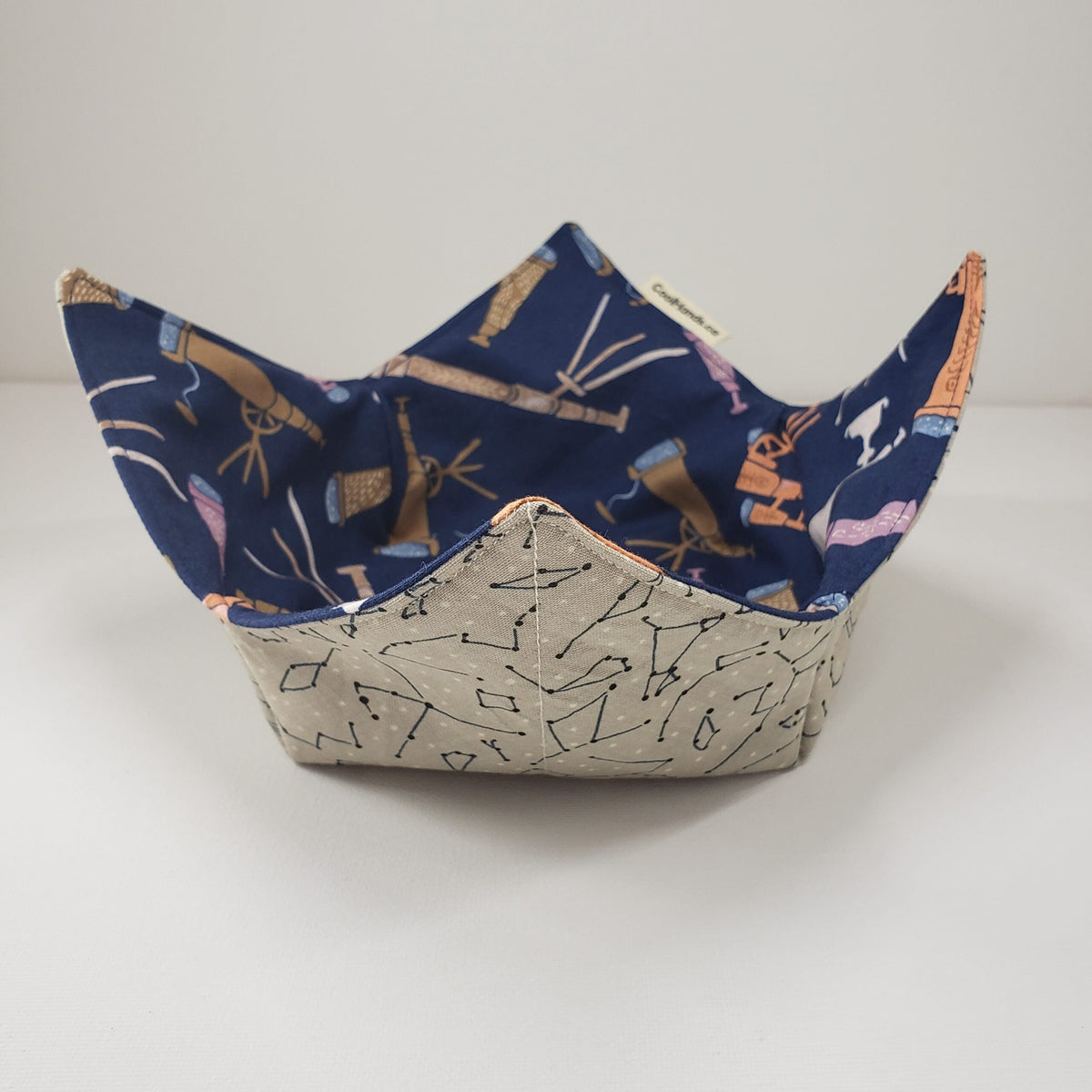 100% Cotton Microwavable Bowl Cozy - Star Gazer