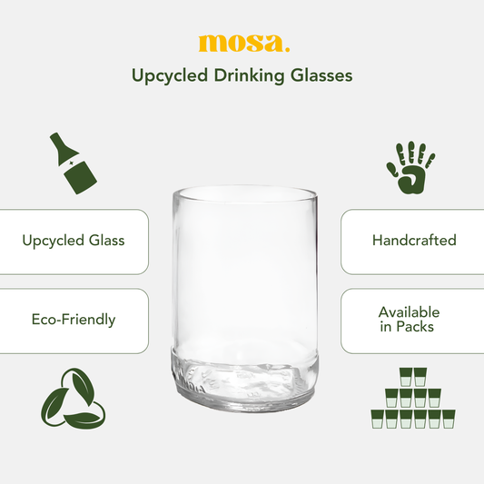 Beer bottle drinking glasses