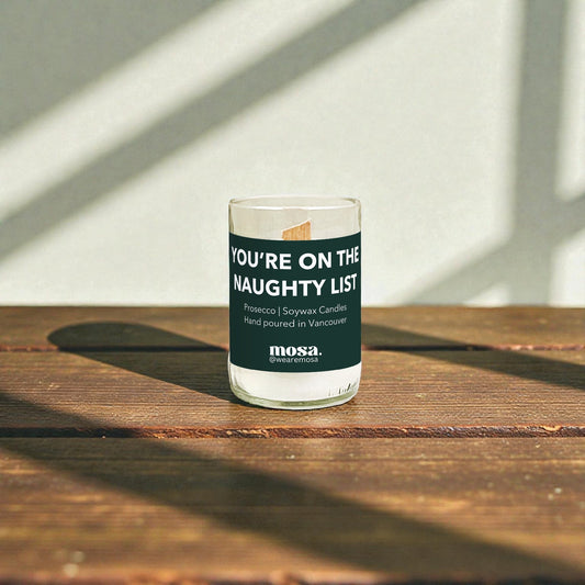 You’re On The Naughty List Holiday Candle