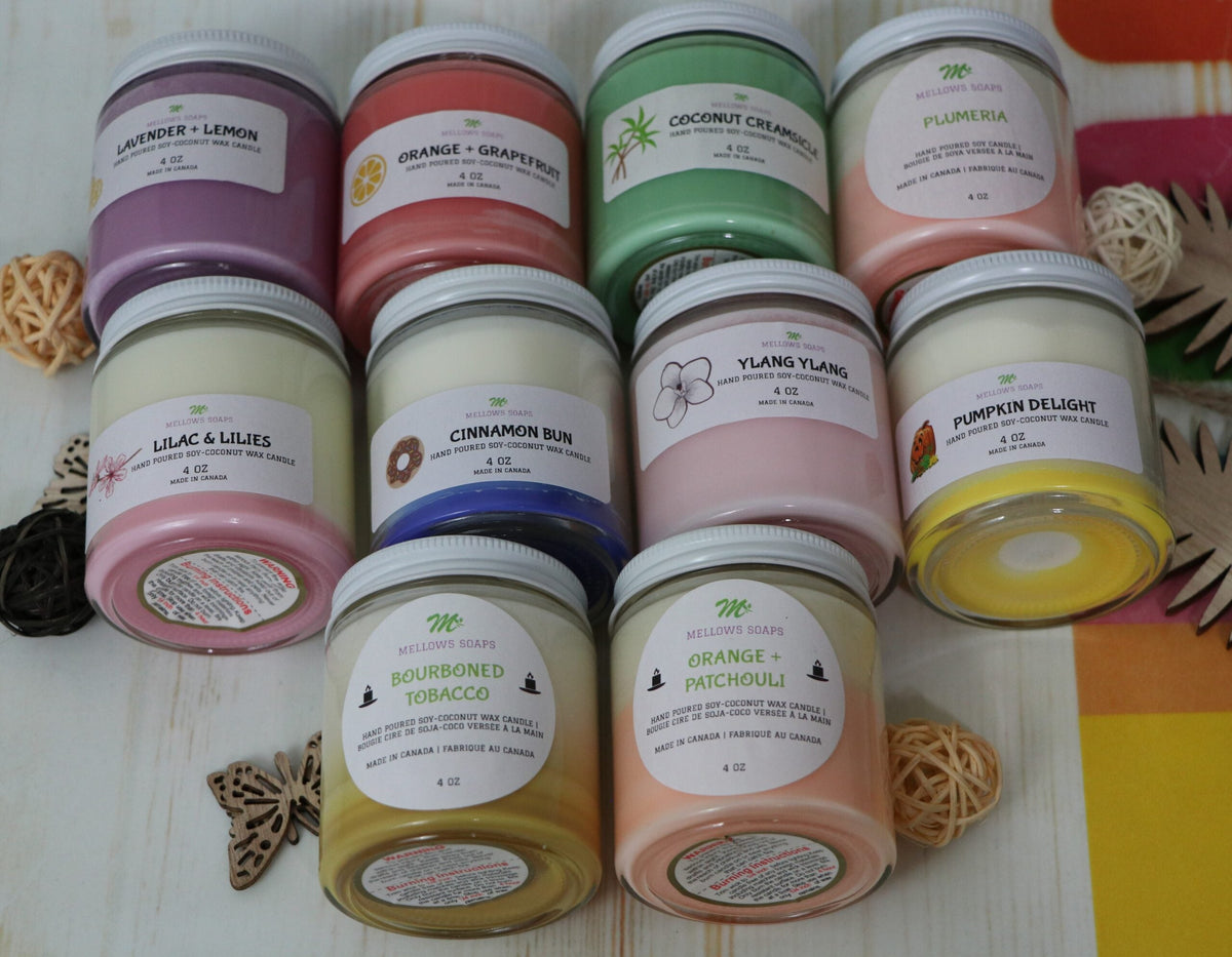 Coconut Creamsicle Candles