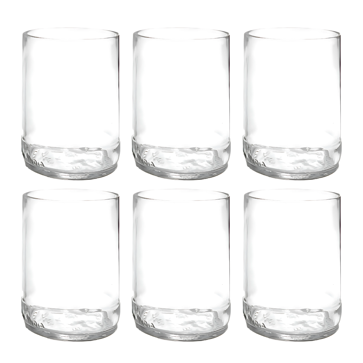 Beer bottle drinking glasses