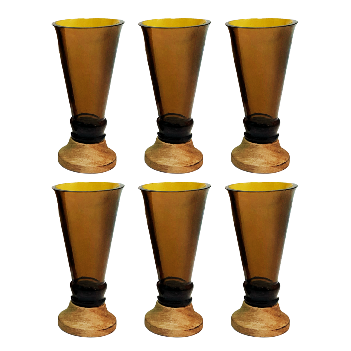 Amber Shot Glasses