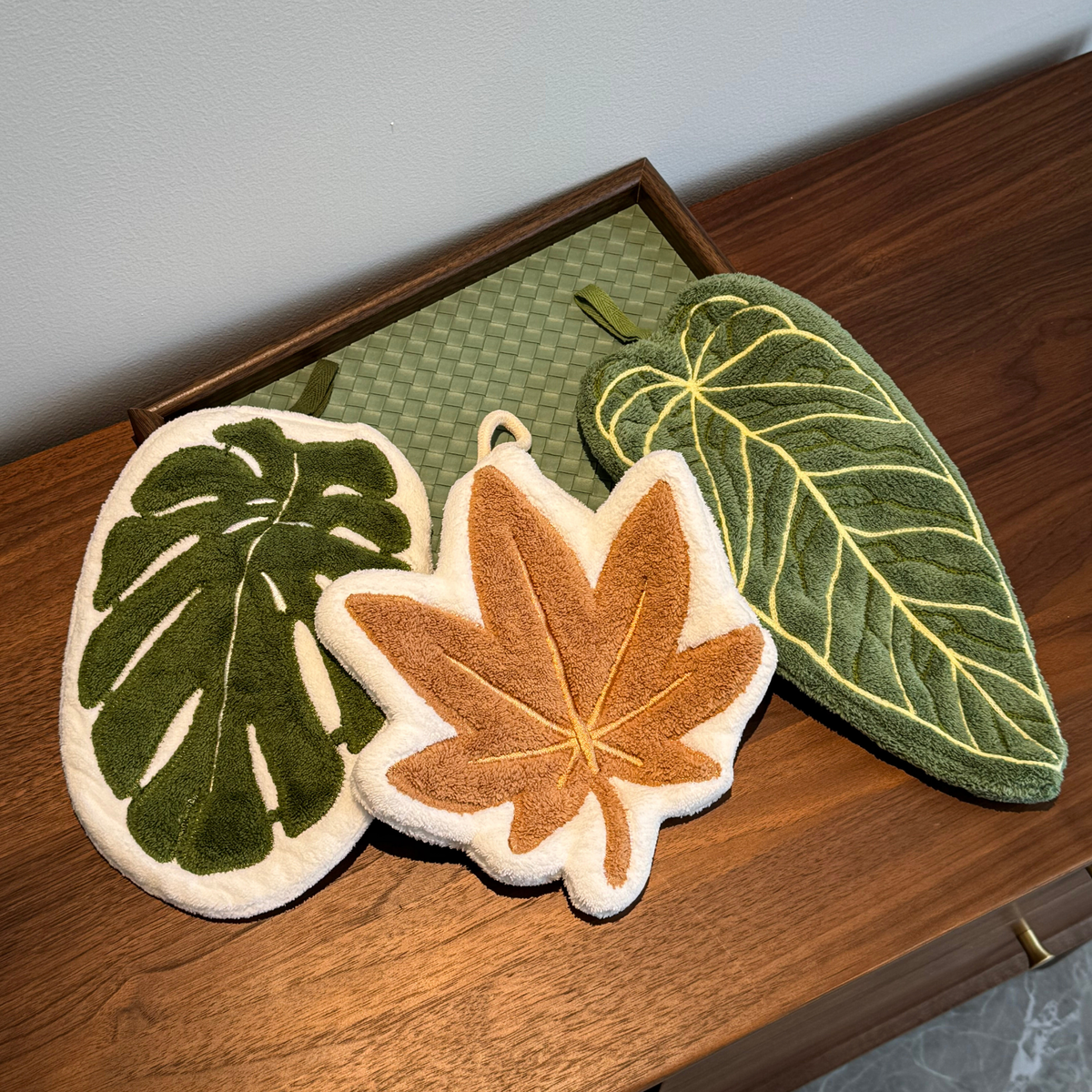 Tropical Leaf - Hanging Hand Towel