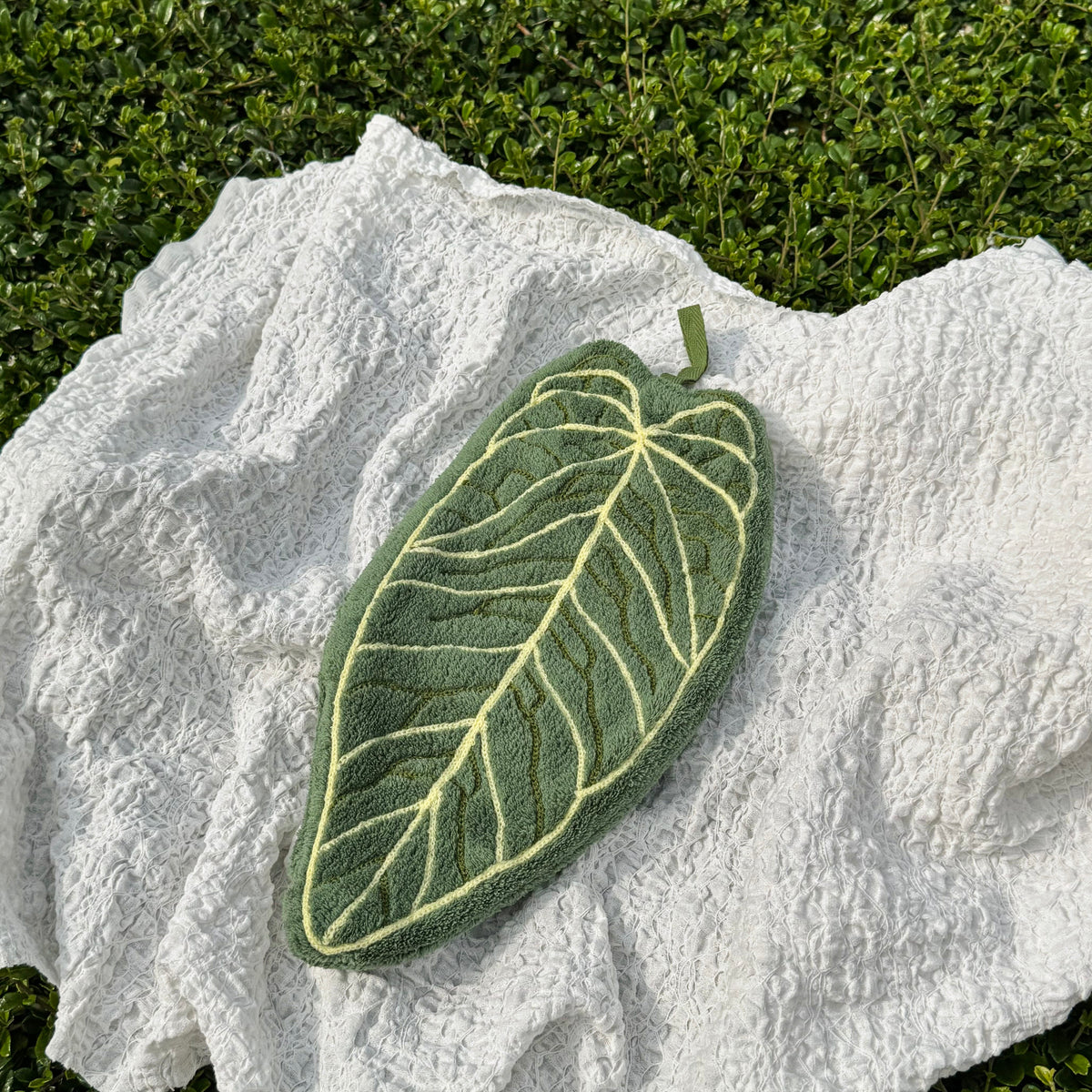 Tropical Leaf - Hanging Hand Towel