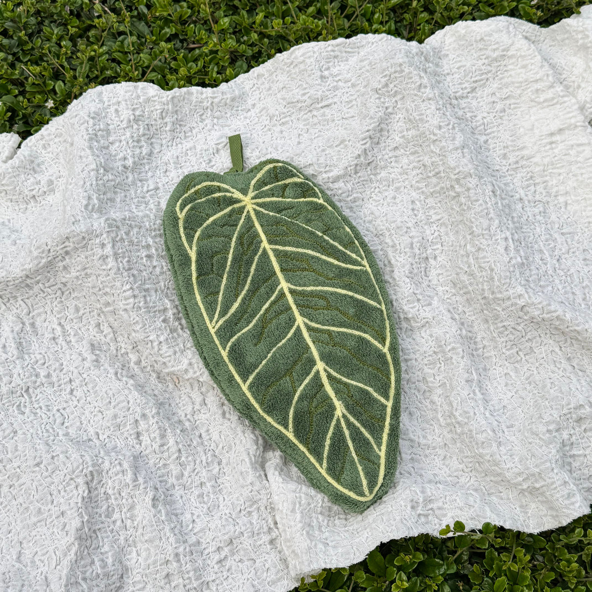 Tropical Leaf - Hanging Hand Towel