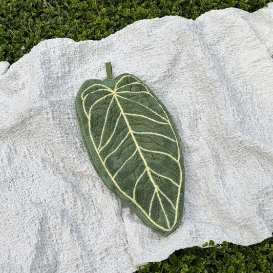 Tropical Leaf - Hanging Hand Towel