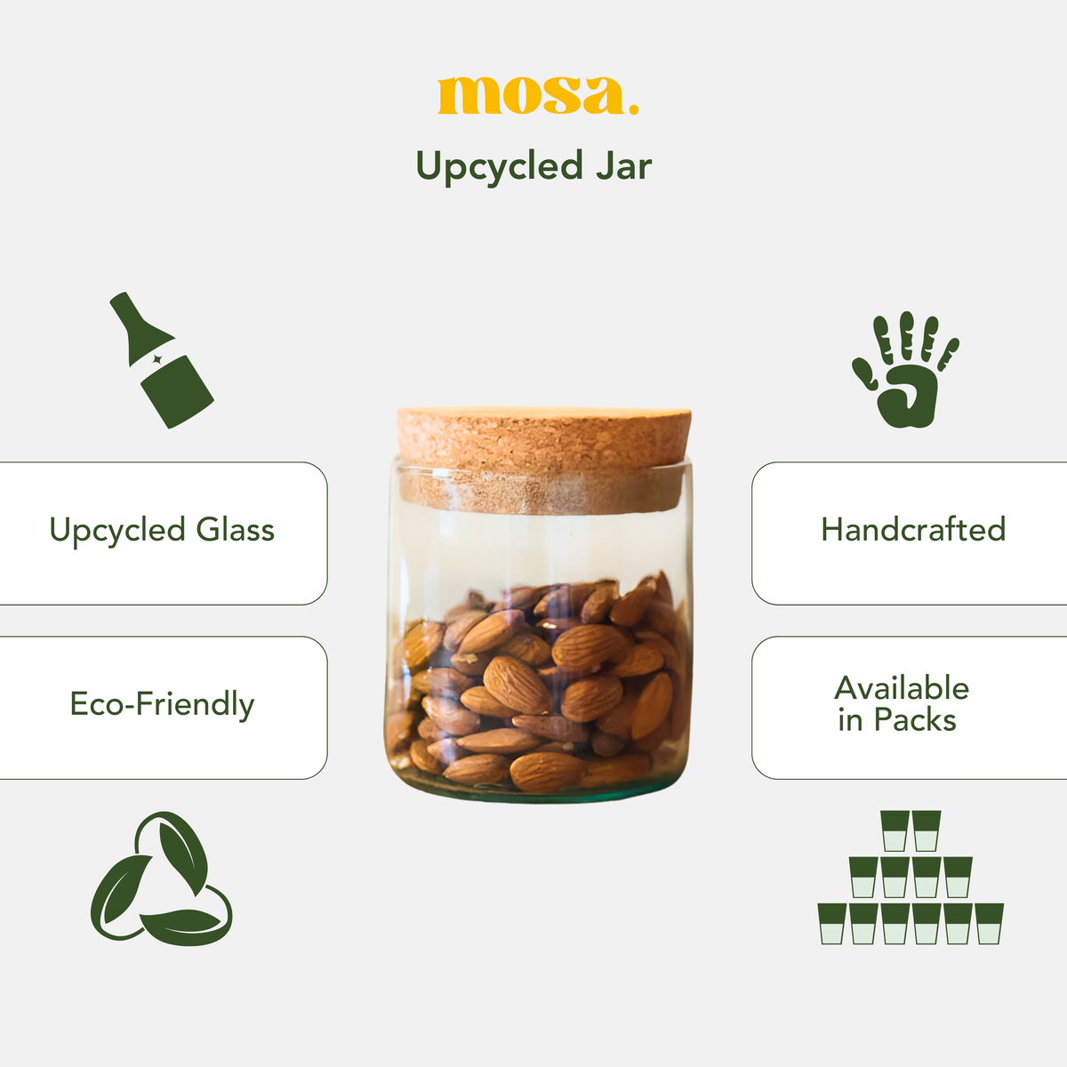 Top Cut Wine Bottle Jar