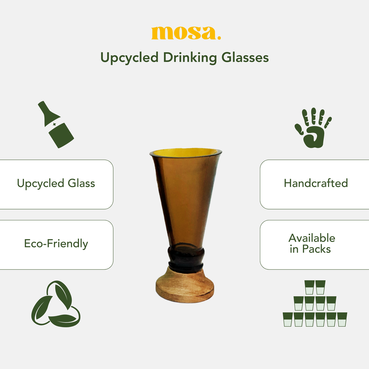 Amber Shot Glasses