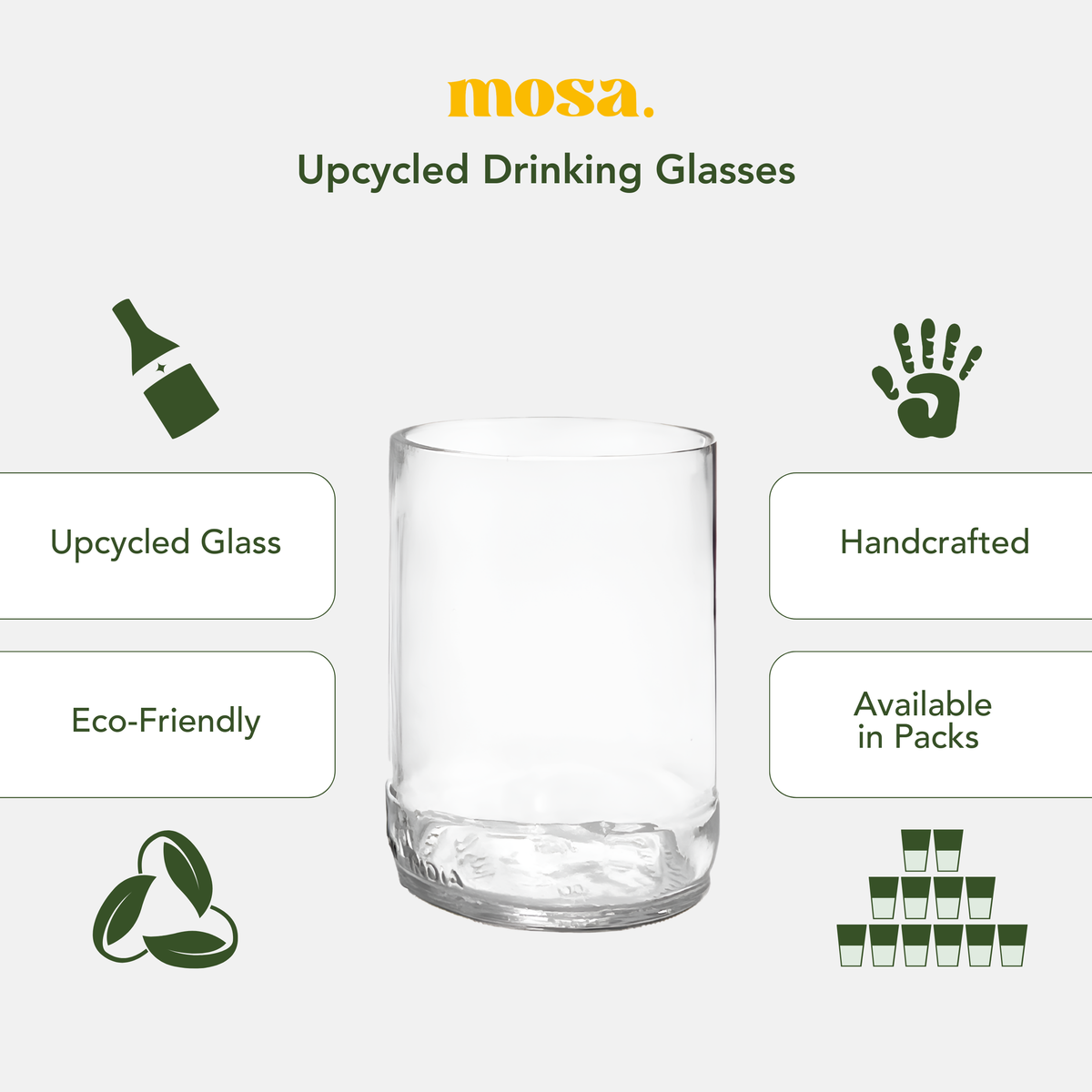 Beer bottle drinking glasses