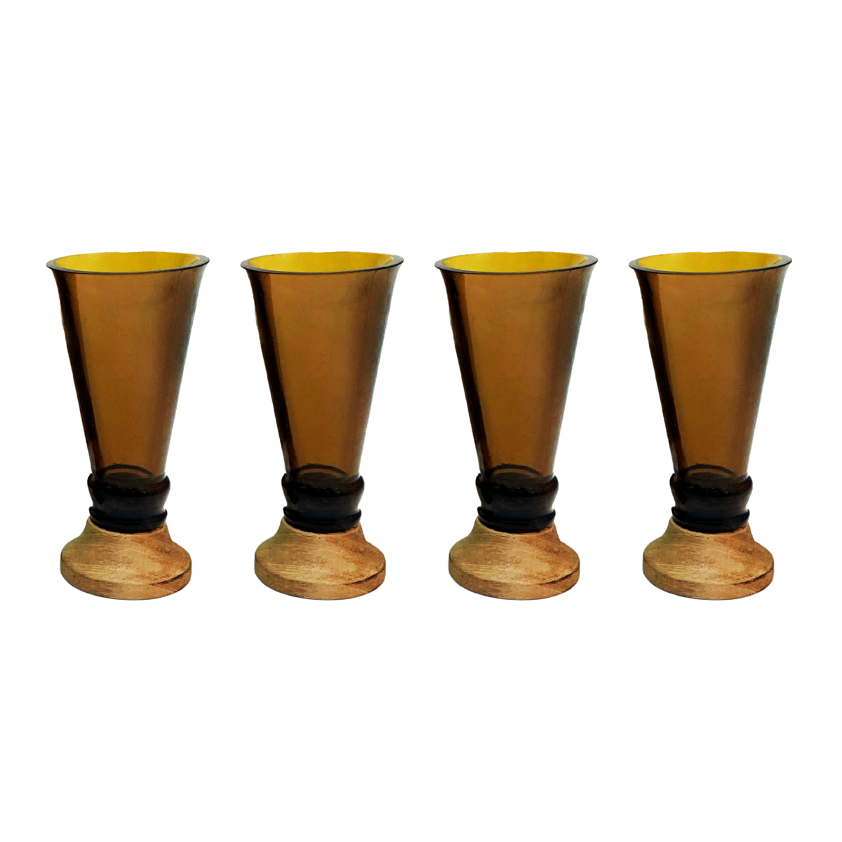 Amber Shot Glasses