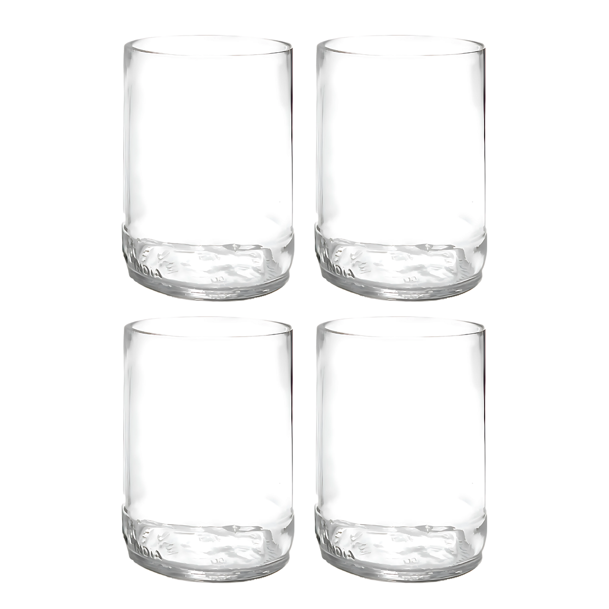 Beer bottle drinking glasses