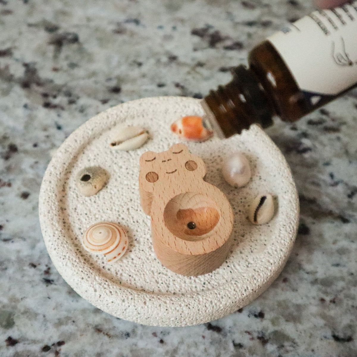 Frog - Wooden Essential Oil Diffuser | Incense Holder