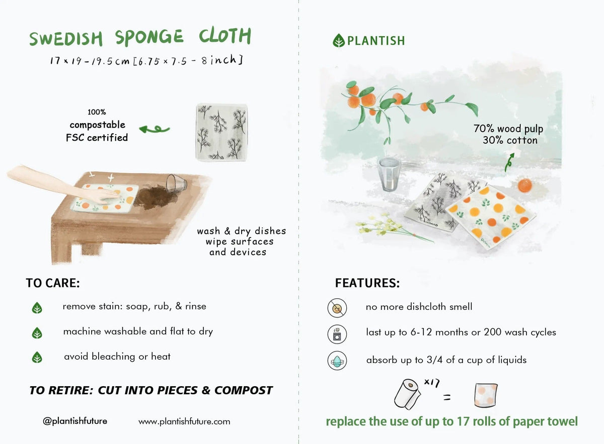 Carrot - Swedish Sponge Cloth