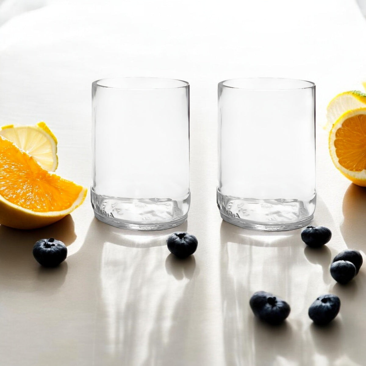 Beer bottle drinking glasses