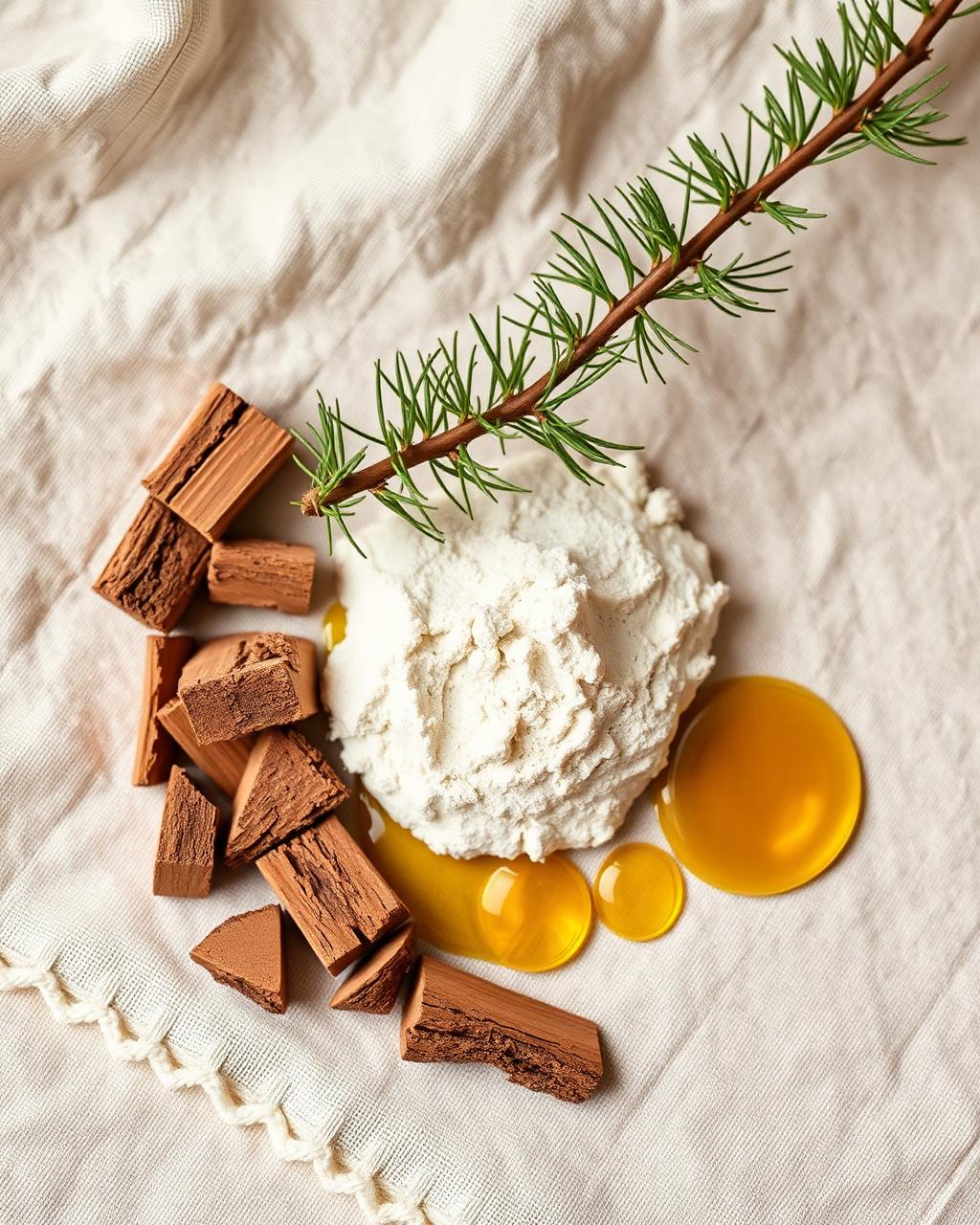 CureNat Natural Organic Atlas Cedar Hair Wax – Handmade, Vegan, Strong Hold