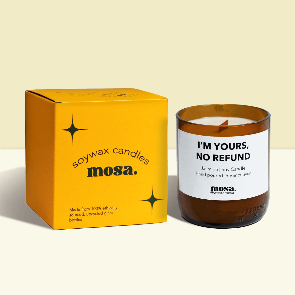 I'm Yours, No Refund - Jasmine Essential Oil Candle