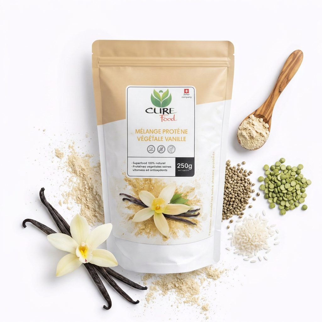 Mélange Protéine Végétale Vanille-0